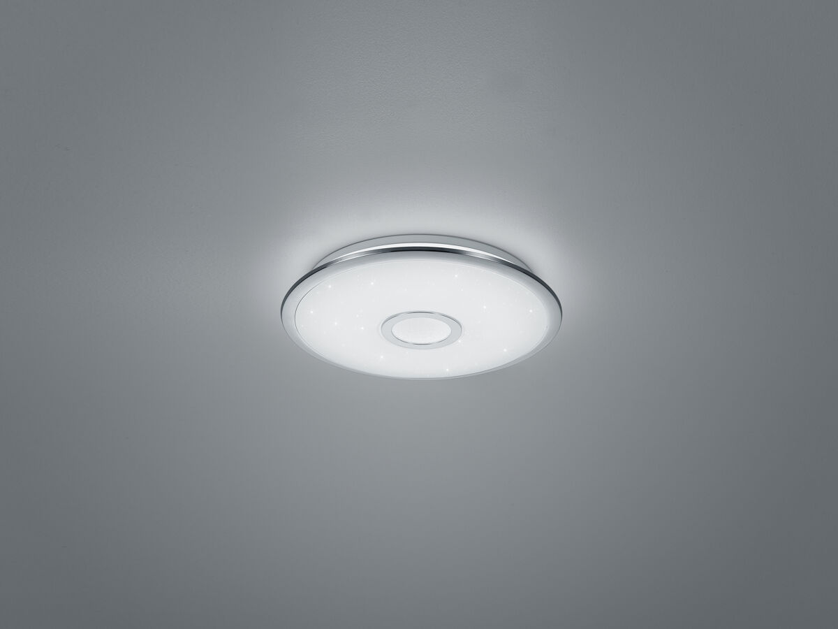 Plafón OSAKA led 27w 42cm color blanco efecto estrella 