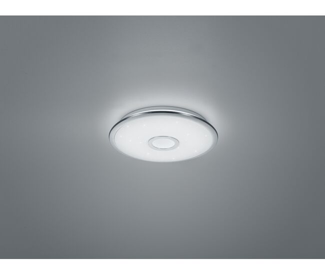 Plafón osaka led 27w 42cm color blanco efecto estrella