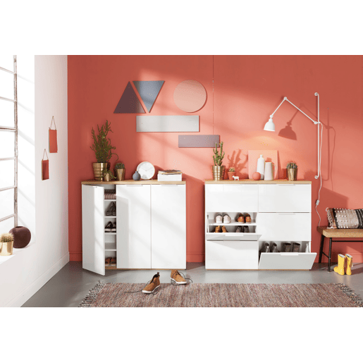 Sapateira com 3 portas e 4 prateleiras MUNDI Sapateira com 3 portas e 4 prateleiras MUNDI