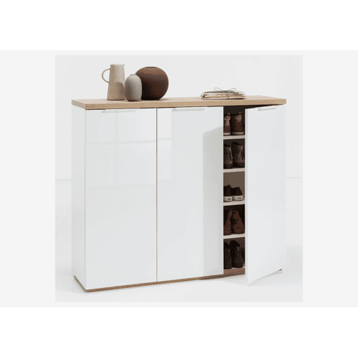 Sapateira com 3 portas e 4 prateleiras MUNDI Sapateira com 3 portas e 4 prateleiras MUNDI