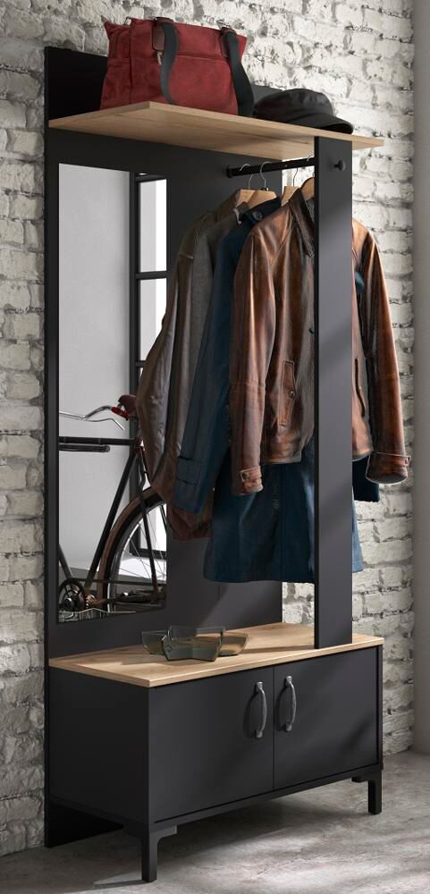 Mueble recibidor con espejo MANCHESTER