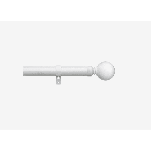 Varão de cortina extensível BOLA branca Varão de cortina extensível BOLA branca