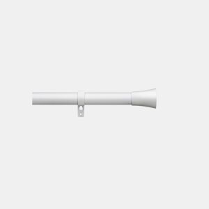 Varão de cortina extensível BELL branca 120-210cm