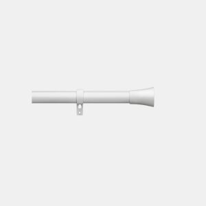 Varão de cortina extensível BELL branca 160-300cm