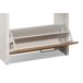 Zapatero con 3 trampones FULDA Zapatero con 3 trampones FULDA Blanco/ Madera