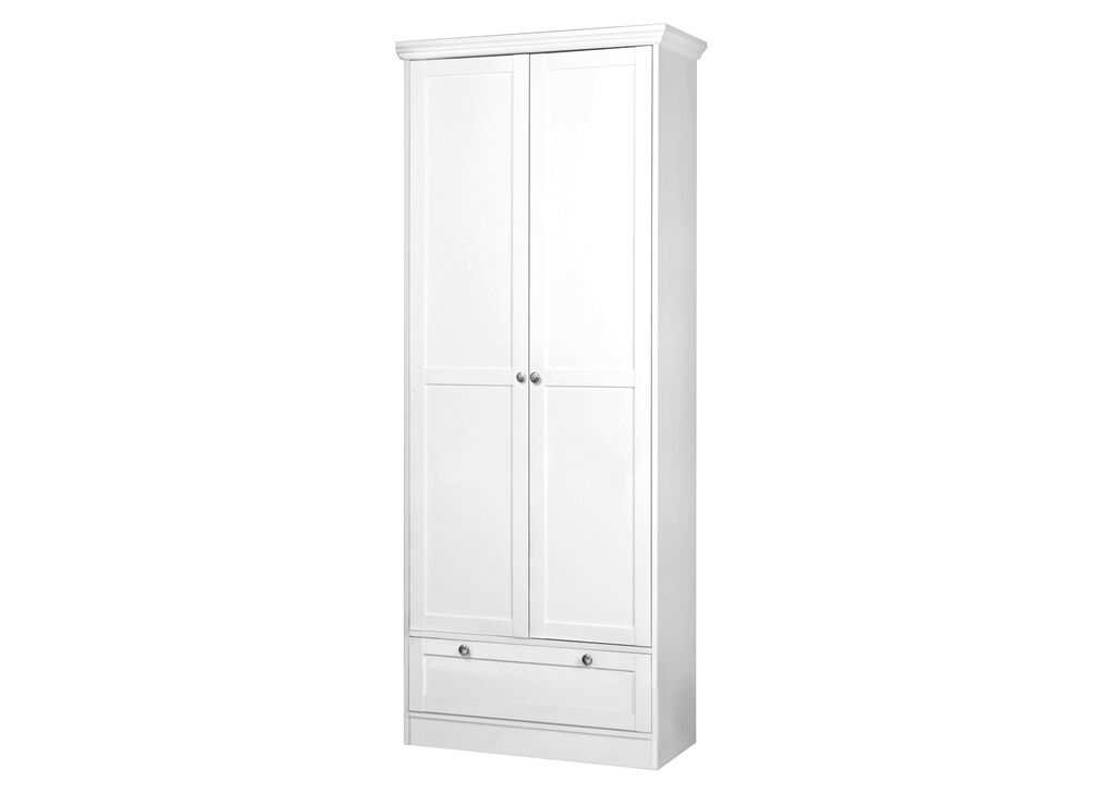 Armario LAU puertas batientes 80x200cm blanco