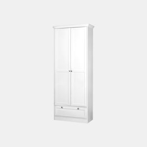 Roupeiro LAU portas batentes 80x200cm branco