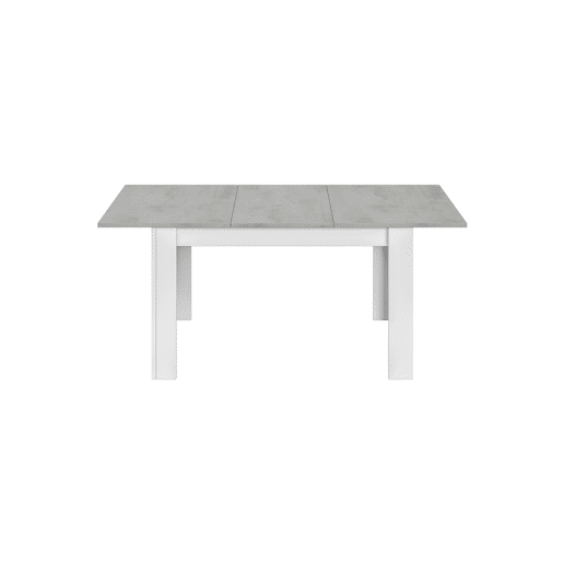 Mesa de jantar extensível LINE branco e cinza Mesa de jantar extensível LINE branco e cinza