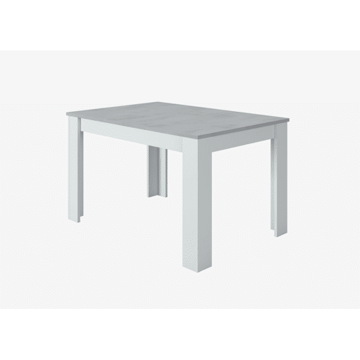 Mesa de jantar extensível LINE branco e cinza Mesa de jantar extensível LINE branco e cinza