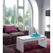 Mesa de centro blanca elevable LUCY Mesa de centro blanca elevable LUCY Blanco Brillo