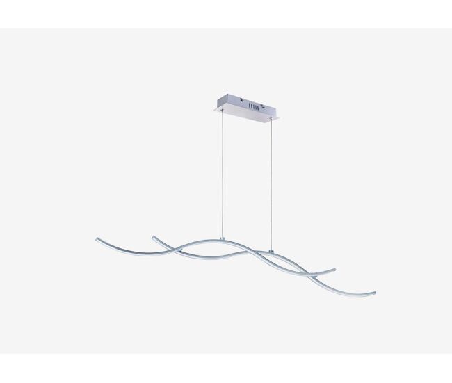 Lámpara de techo sea led plateado - conforama