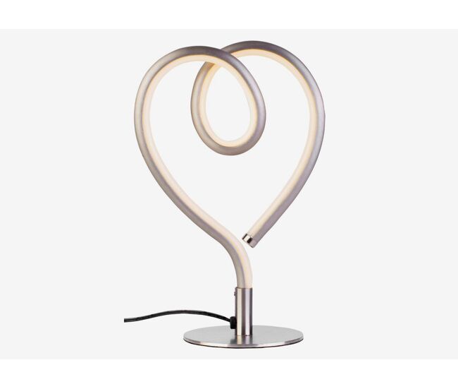 Lámpara de sobremesa heart led - conforama