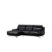 Chaise longue de piel HAWAI Chaise longue de piel HAWAI Azul Marino