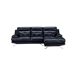 Chaise longue de piel HAWAI Chaise longue de piel HAWAI Azul Marino