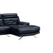 Chaise longue de piel HAWAI Chaise longue de piel HAWAI Azul Marino