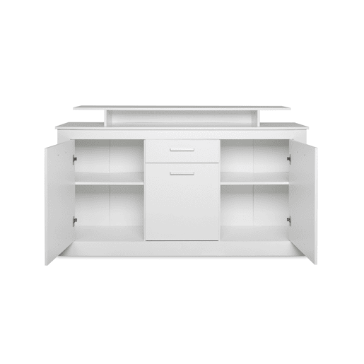 Aparador 3 portas e 1 gaveta ARESE branco