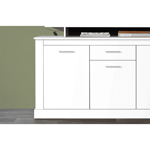 Aparador 3 portas e 1 gaveta ARESE branco