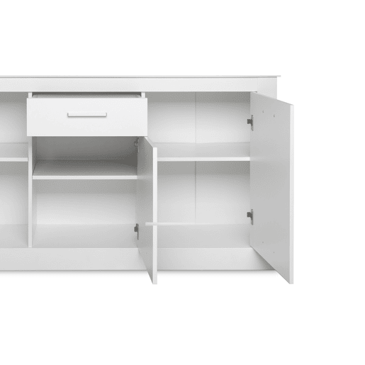 Aparador 3 portas e 1 gaveta ARESE branco