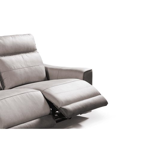 Sofá relax eléctrico 3 lugares MOON cinza Sofá relax eléctrico 3 lugares MOON cinza