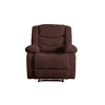 Poltrona CHEF2 relax em tecido de cor chocolate