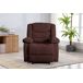 Sillón relax de tela CHEF2 Sillón relax de tela CHEF2 Marrón