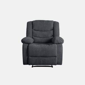Poltrona CHEF2 relax em tecido de cor antracite