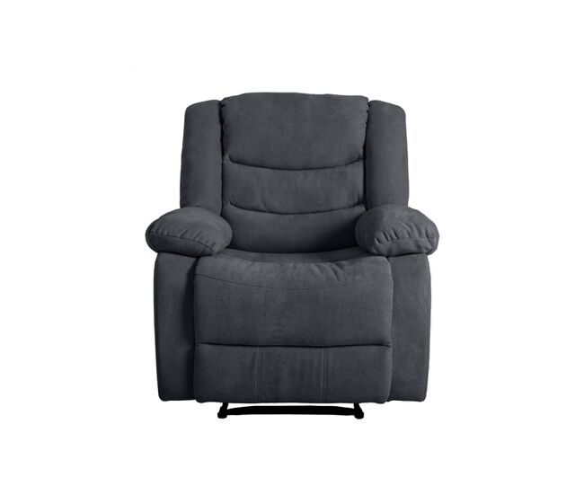 Sillón relax de tela chef2 color antracita - conforama