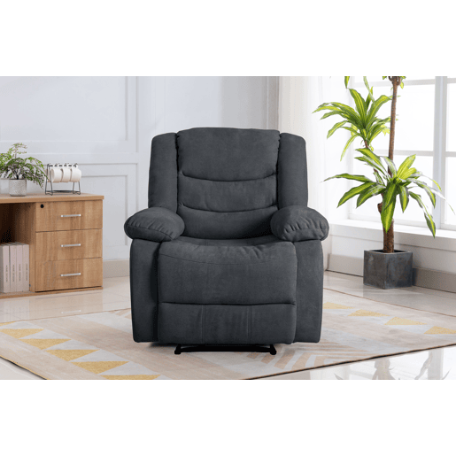 Poltrona CHEF2 relax em tecido de cor antracite