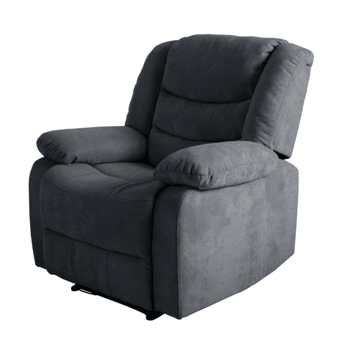 Poltrona CHEF2 relax em tecido de cor antracite