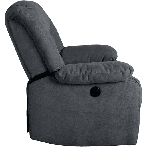 Poltrona CHEF2 relax em tecido de cor antracite