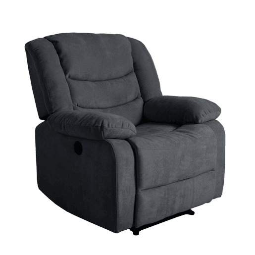Poltrona CHEF2 relax em tecido de cor antracite