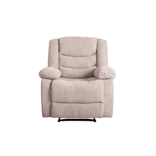 Poltrona CHEF2 relax em tecido de cor vison
