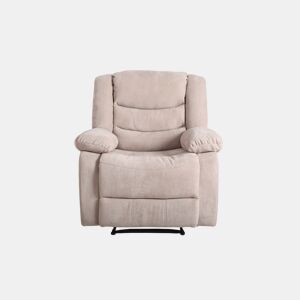 Poltrona CHEF2 relax em tecido de cor vison