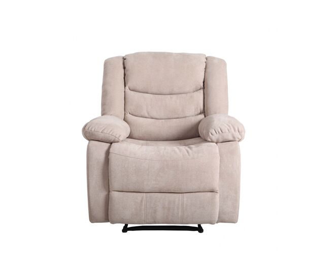 Sillón relax de tela chef2 color visón - conforama