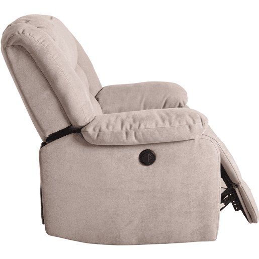 Poltrona CHEF2 relax em tecido de cor vison