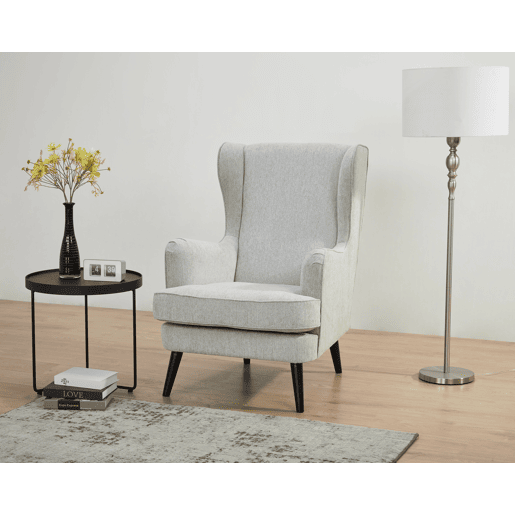 Poltrona decorativa cor bege WENDY Poltrona decorativa cor bege WENDY