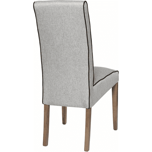 Cadeira de jantar em tecido VERONA cor cinza claro Cadeira de jantar em tecido VERONA cor cinza claro
