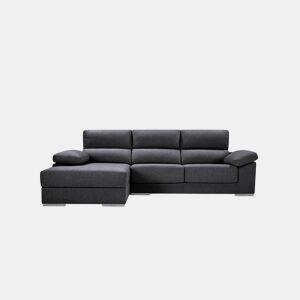 Chaise longue 4 lugares NOEMI XL lado esquerdo cor antracite
