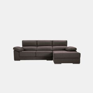 Chaise longue 4 lugares NOEMI XL lado direito cor chocolate