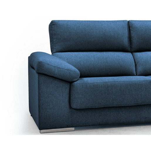 Chaise longue 4 lugares NOEMI XL lado direito cor azul marinho