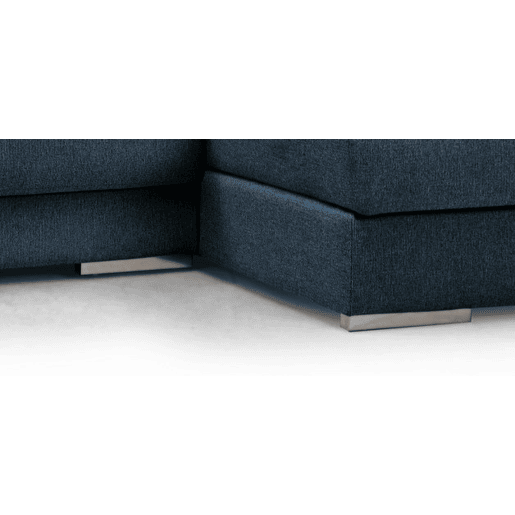 Chaise longue 4 lugares NOEMI XL lado direito cor azul marinho