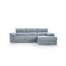 Chaise longue 4 lugares NOEMI XL lado direito cor azul claro