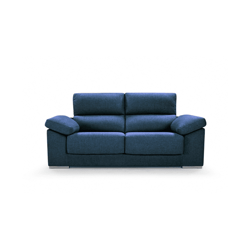 Sofá de 3 lugares NOEMI cor azul escuro Sofá de 3 lugares NOEMI cor azul escuro
