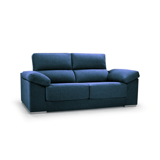 Sofá de 3 lugares NOEMI cor azul escuro Sofá de 3 lugares NOEMI cor azul escuro