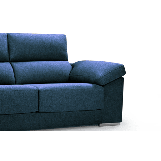 Sofá de 3 lugares NOEMI cor azul escuro Sofá de 3 lugares NOEMI cor azul escuro