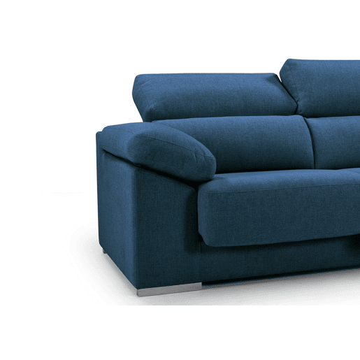 Sofá de 2 lugares NOEMI cor azul escuro Sofá de 2 lugares NOEMI cor azul escuro
