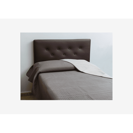 Colcha reversível TOSCANA cinzenta 150cm cama