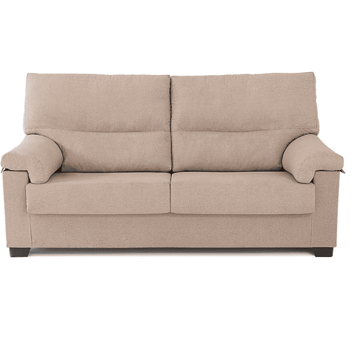 Sofá 3 lugares de cor camel ZIP Sofá 3 lugares de cor camel ZIP