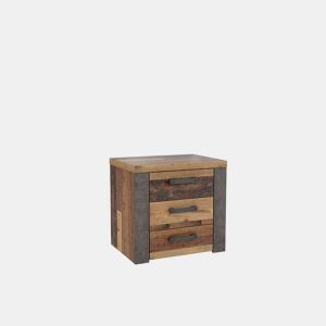 Mesa de cabeceira com 3 gavetas NELEKE