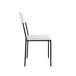 Silla de Cocina KEVIN fija PU Silla de Cocina KEVIN fija PU Blanco